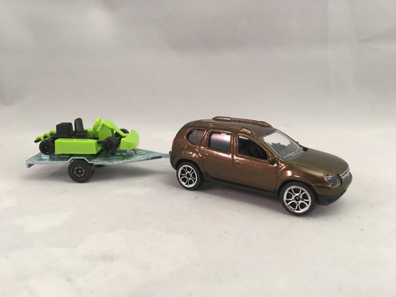 Illustration for article titled Wagon Wednesday: Majorette Dacia Duster/go cart trailer
